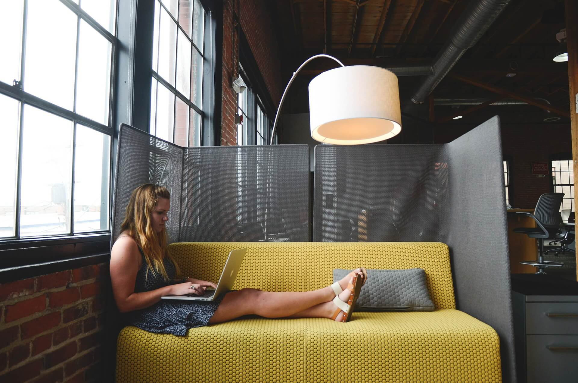 working from home posture