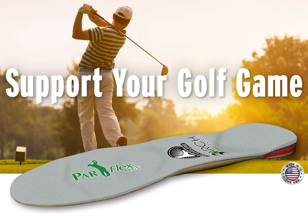 orthotics can help with golf injury and performance.